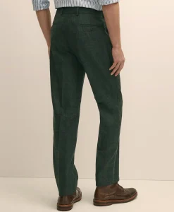 Classic Fit Wool Windowpane Suit Pants