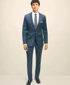 Classic Fit Wool Windowpane 1818 Suit