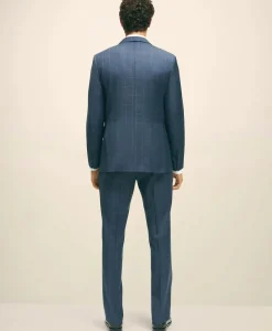 Classic Fit Wool Windowpane 1818 Suit