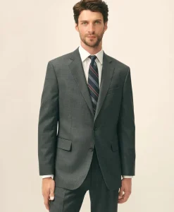 Classic Fit Wool Windowpane 1818 Suit