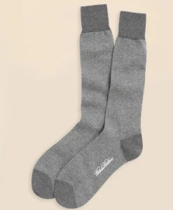 Cotton Bird's Eye Crew Socks