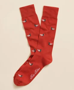 Cotton-Blend Mallard Socks