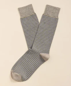 Cotton-Blend Stripe Socks