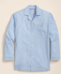 Cotton Broadcloth Bengal Striped Pajamas