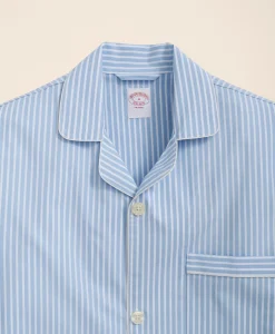 Cotton Broadcloth Bengal Striped Pajamas