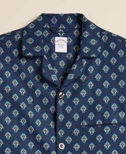 Cotton Broadcloth Foulard Pajamas