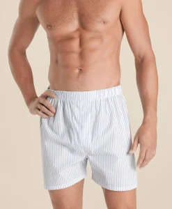 Cotton Broadcloth Ground Stripe Boxers