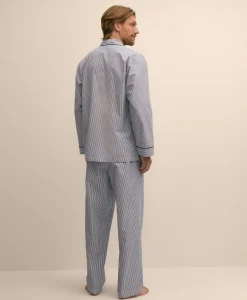 Cotton Broadcloth Striped Pajamas
