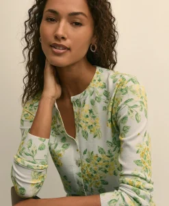 Cotton Floral Cardigan