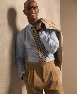 Cotton Herringbone Gurkha Pants