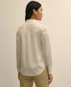 Cotton Jacquard Clip-Dot Shirt