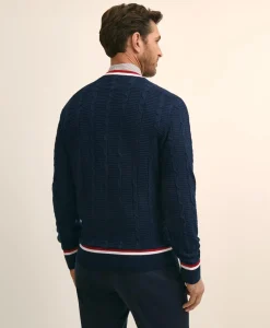 Cotton Lightweight Tennis Sweater