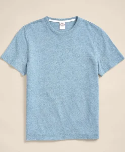 Cotton-Linen Pique T-Shirt
