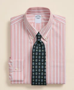 Cotton Non-Iron Oxford Button-Down Collar Dress Shirt