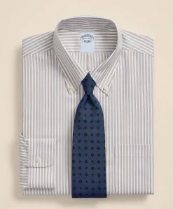 Cotton Non-Iron Oxford Button-Down Collar Dress Shirt