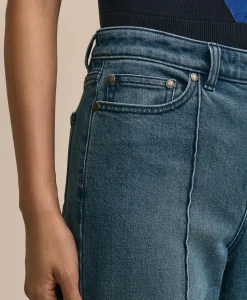 Cotton Pintuck Jeans