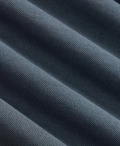 Cotton Pique Garment-Dyed Johnny Collar Polo Shirt