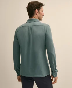 Cotton Pique Popover Polo Shirt
