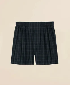 Cotton Poplin Black Watch Tartan Boxers