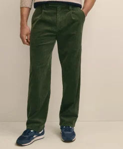 Cotton Wide-Wale Corduroy Pants