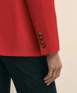 Crepe Relaxed-Fit Jacket