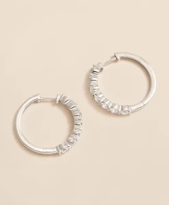 0.5 CT. Lab-Grown Diamond 14k Gold Hoop Earrings
