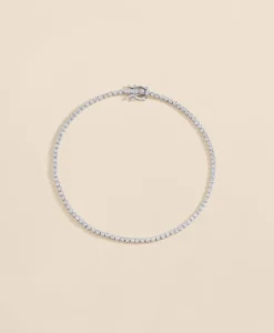 1 CT. Lab-Grown Diamond 14k Gold Link Bracelet