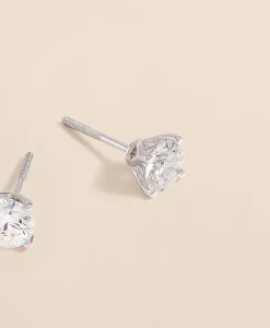 1 CT. Lab-Grown Diamond 14k Gold Stud Earrings