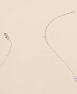 1 CT. Lab-Grown Diamond 14k White Gold Station Necklace