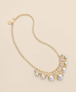 Cubic Zirconia Drop Necklace
