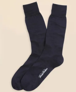 Egyptian Cotton Jersey Knit Crew Socks