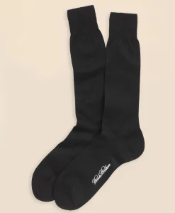 Egyptian Cotton Jersey Knit Crew Socks