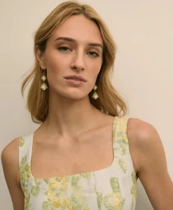 Faux Pearl Drop Earrings