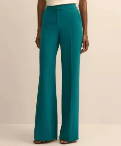 Fine Crepe Wide-Leg Pant