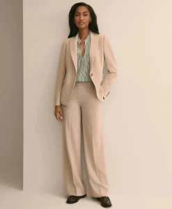 Fine Crepe Wide-Leg Pant