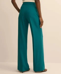 Fine Crepe Wide-Leg Pant