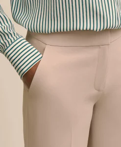 Fine Crepe Wide-Leg Pant