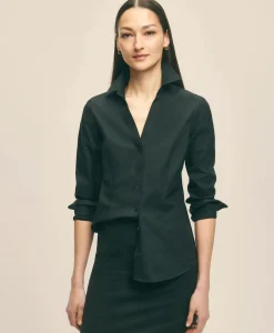 Fitted Non-Iron Stretch Supima® Cotton Dress Shirt