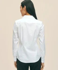 Fitted Non-Iron Stretch Supima® Cotton Dress Shirt