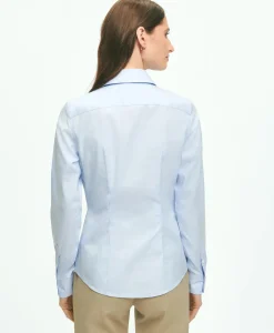 Fitted Non-Iron Stretch Supima® Cotton Dress Shirt