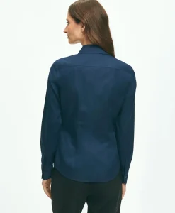 Fitted Non-Iron Stretch Supima® Cotton Dress Shirt