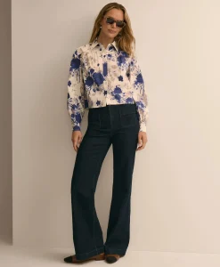 Floral Cropped Blouse