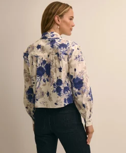 Floral Cropped Blouse