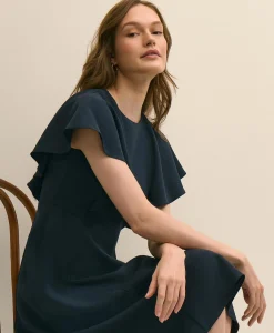 Flutter-Sleeve Dress