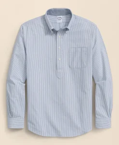 Friday Oxford Shirt, Striped Pop-Over