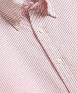 Friday Shirt, Oxford Candy Stripe, Short Sleeve