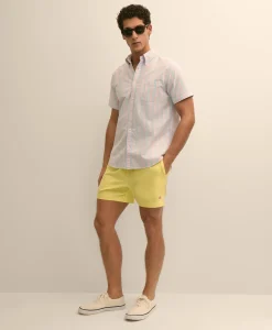 Friday Shirt, Short-Sleeve Oxford Stripe