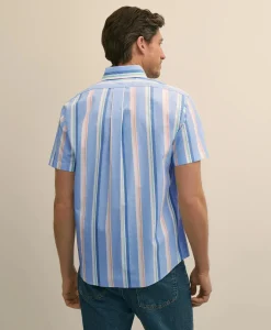Friday Shirt, Short-Sleeve Poplin Stripe