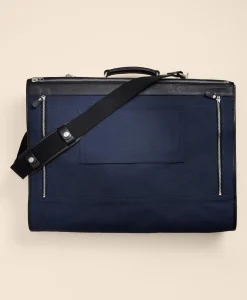 Ghurka Packet No. 83 Leather & Cotton Canvas Tri-Fold Garment Bag