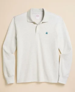 Golden Fleece® Stretch Supima® Long-Sleeve Polo Shirt